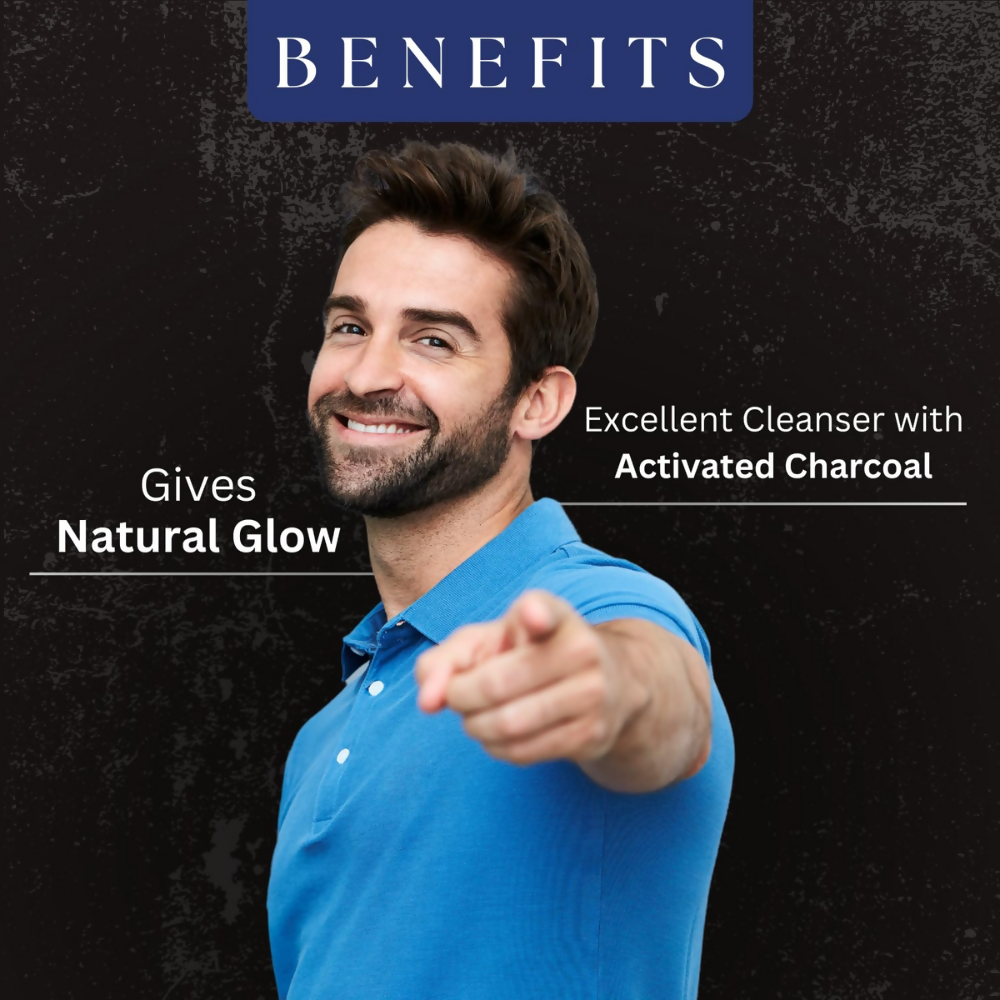 Amazing Earth Activated Charcoal Face Scrub for Men | Grocsy