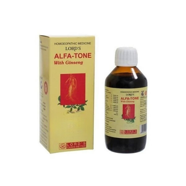 Lord's Homeopathy Alfa-Tone With Ginseng | Grocsy