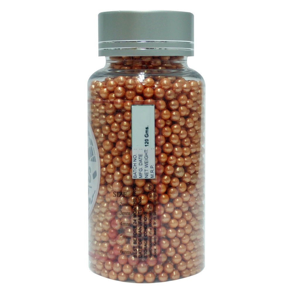Confect Orange Disco Balls Sprinkles 2 MM | Grocsy