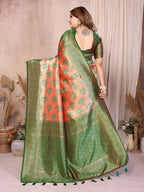 Anaita Banarasi Tissue Silk Saree | Grocsy