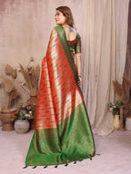 Anaita Banarasi Tissue Silk Saree | Grocsy