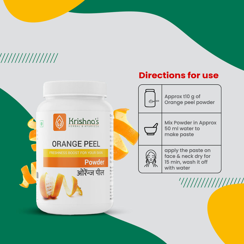 Krishna'S Herbal & Ayurveda Orange Peel Powder | Grocsy