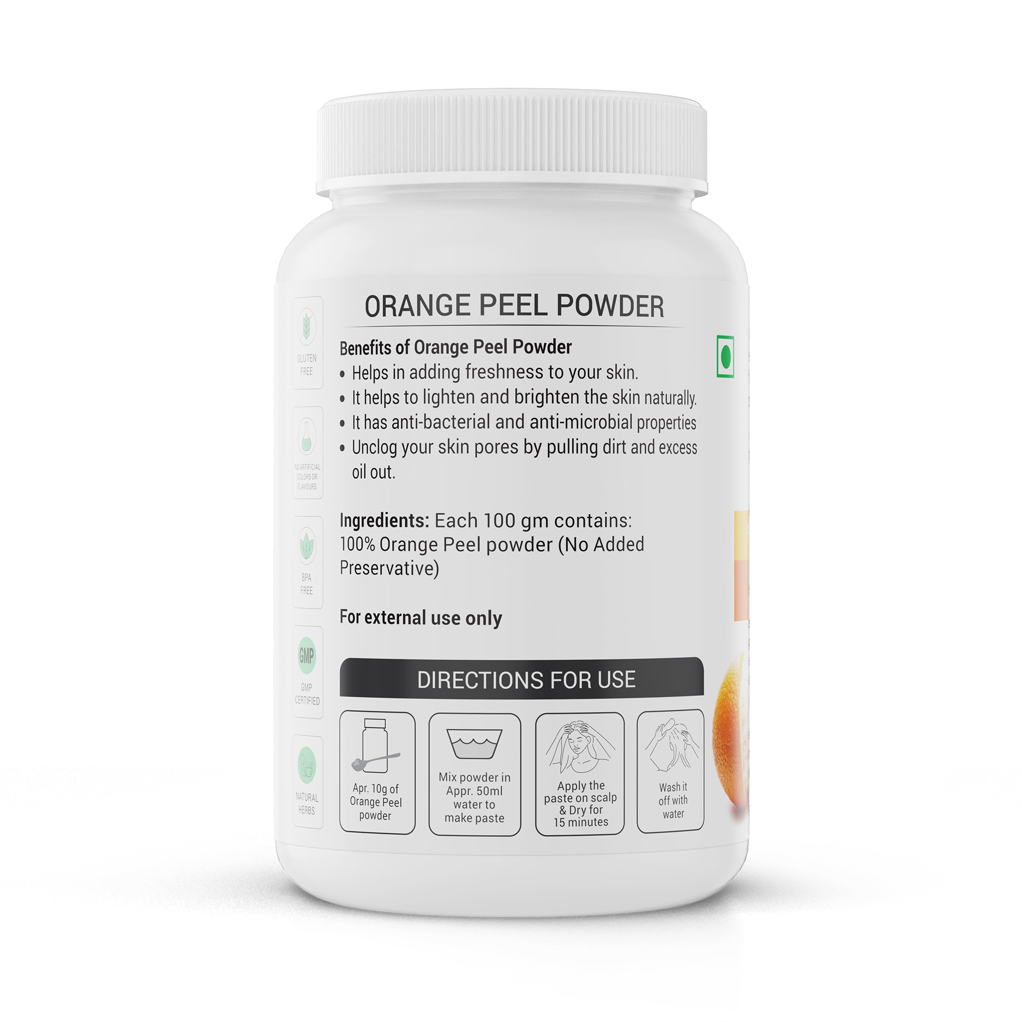 Krishna'S Herbal & Ayurveda Orange Peel Powder | Grocsy