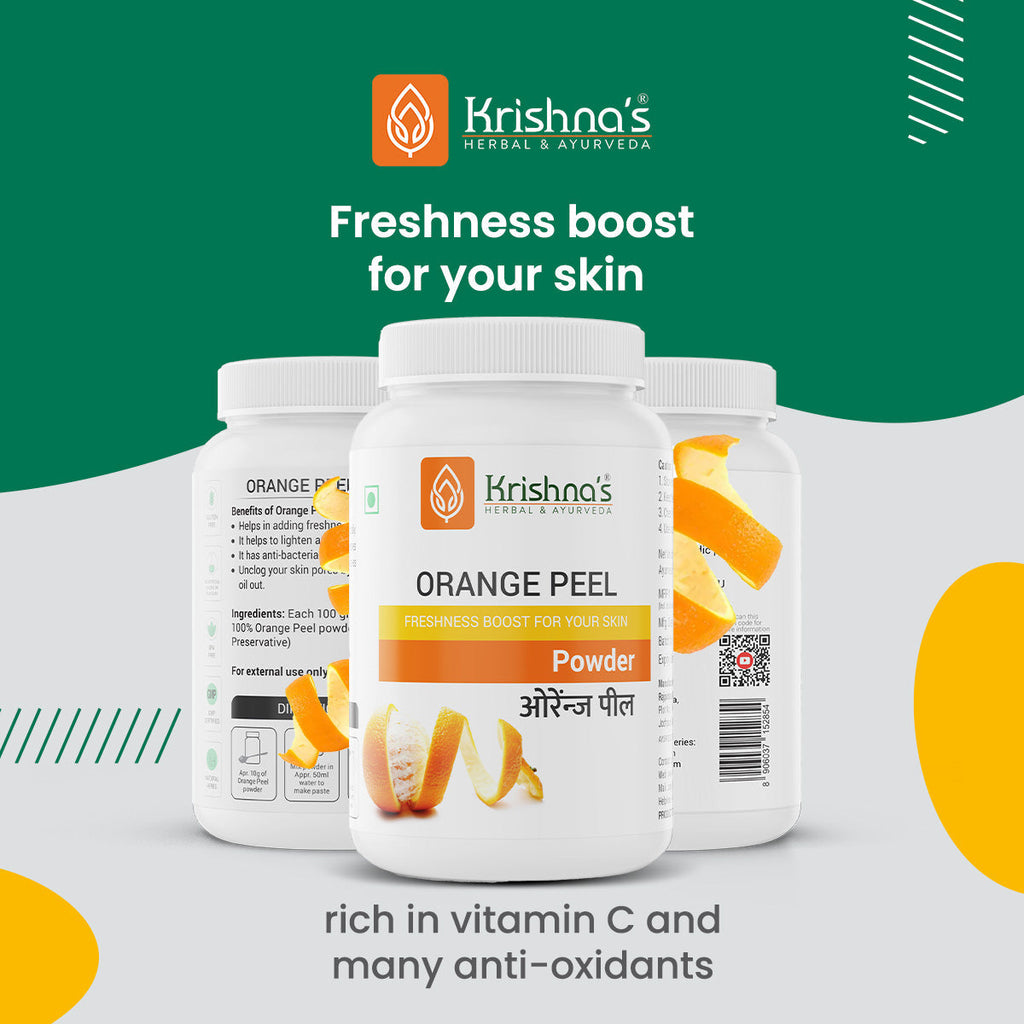 Krishna'S Herbal & Ayurveda Orange Peel Powder | Grocsy