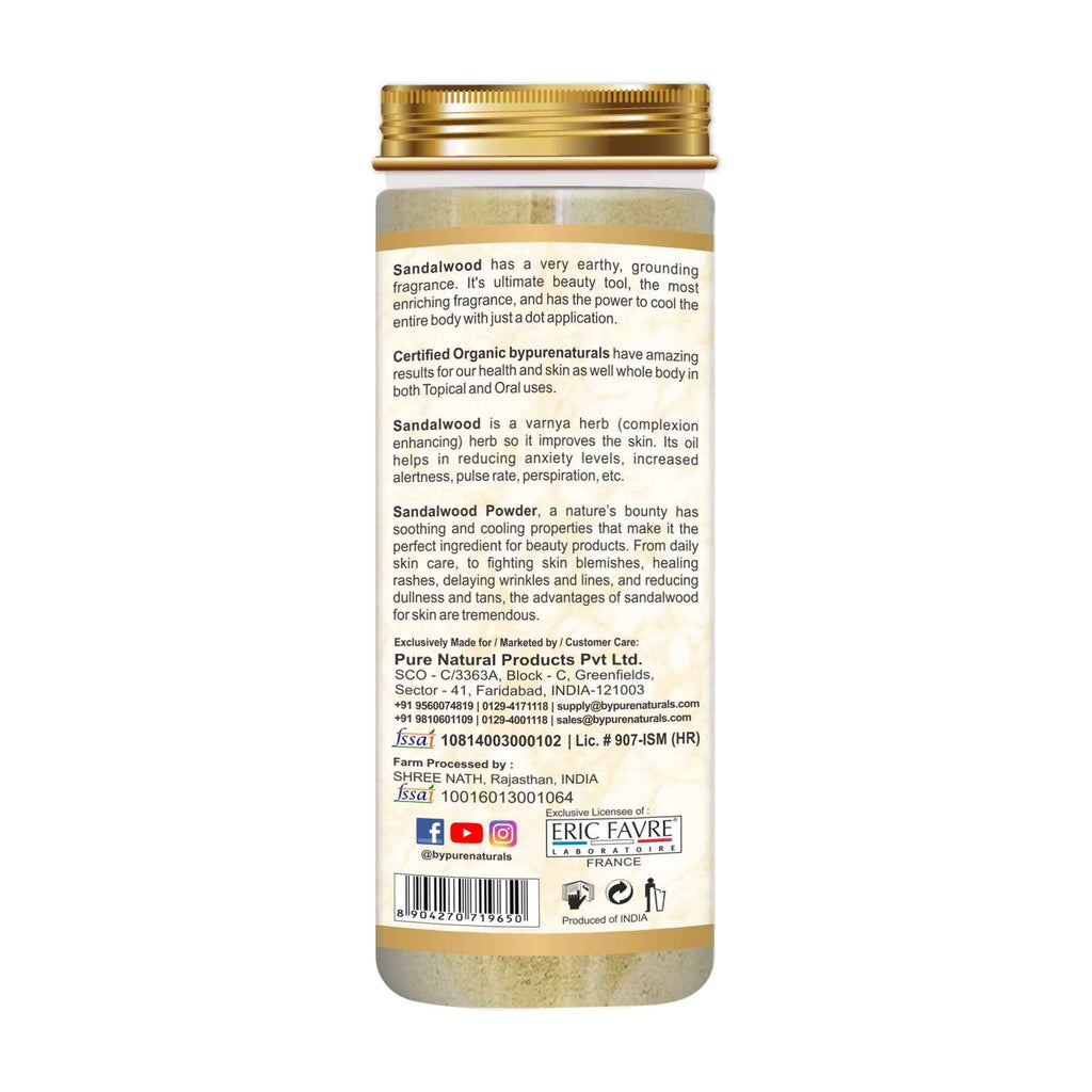 byPureNaturals Organic Sandal Chandan Powder | Grocsy