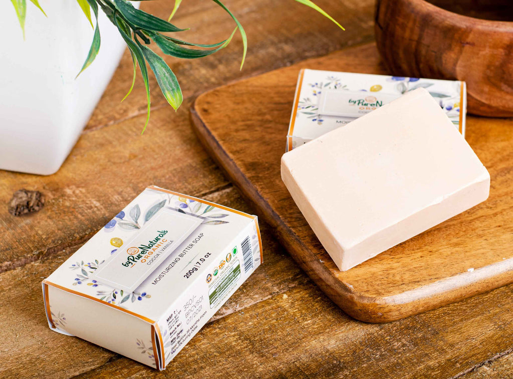 byPureNaturals Organic Shea Butter Cocoa Vanilla Butter Soap | Grocsy