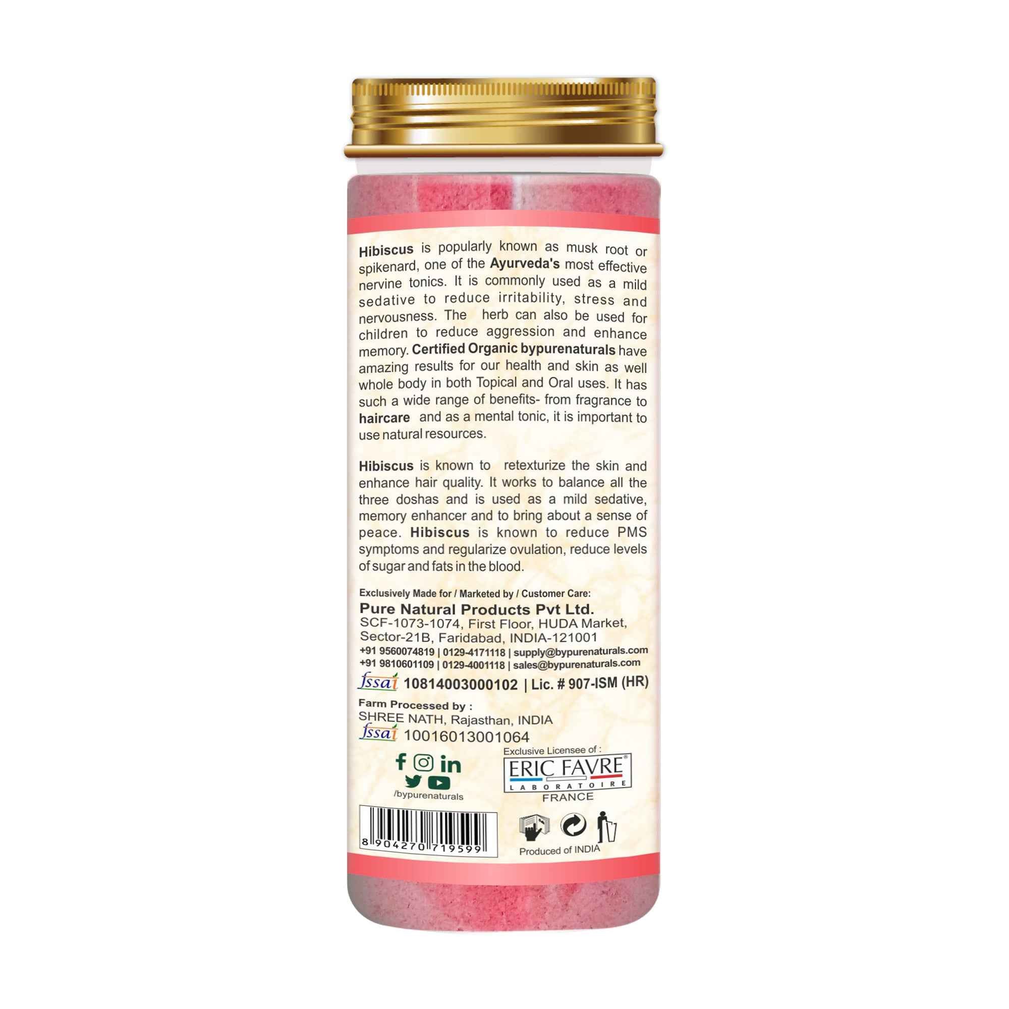 byPureNaturals Organic Hibiscus Powder | Grocsy