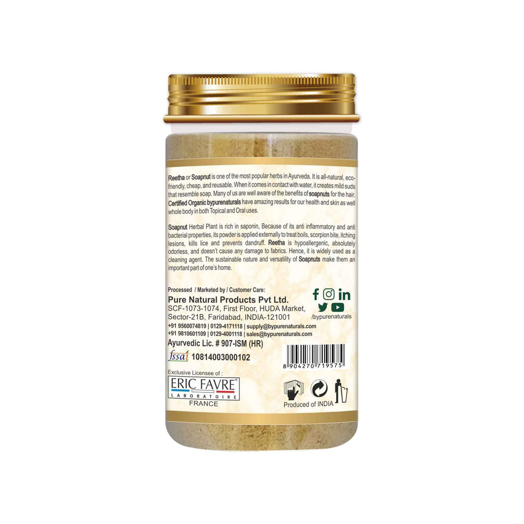byPureNaturals Organic Reetha Powder | Grocsy
