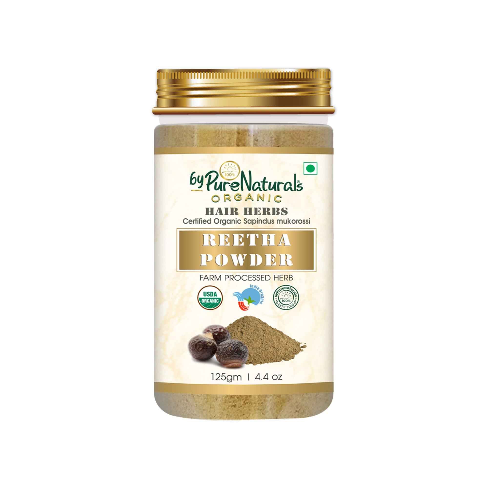byPureNaturals Organic Reetha Powder | Grocsy