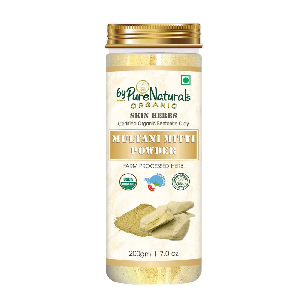 byPureNaturals Organic Multani Mitti Powder | Grocsy