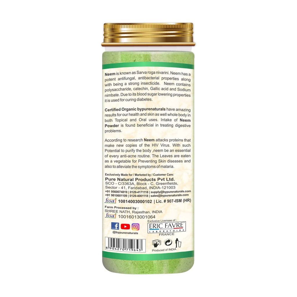 byPureNaturals Organic Neem Powder | Grocsy