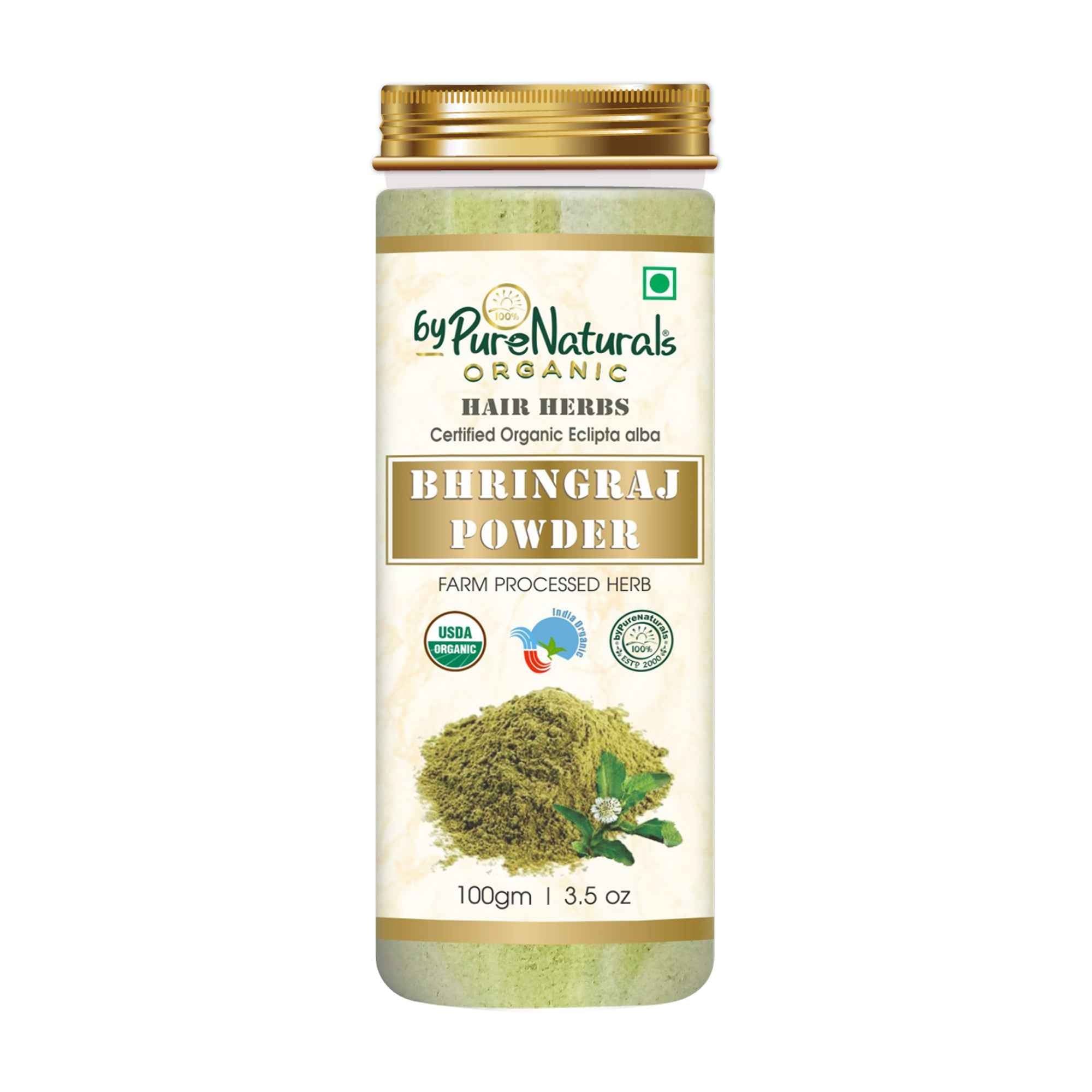 byPureNaturals Organic Bhringraj Powder | Grocsy