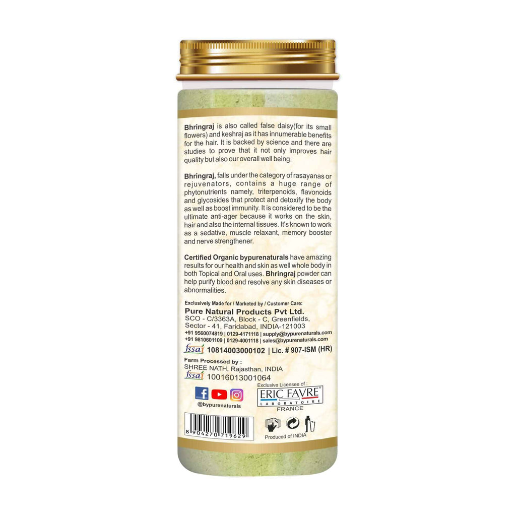 byPureNaturals Organic Bhringraj Powder | Grocsy