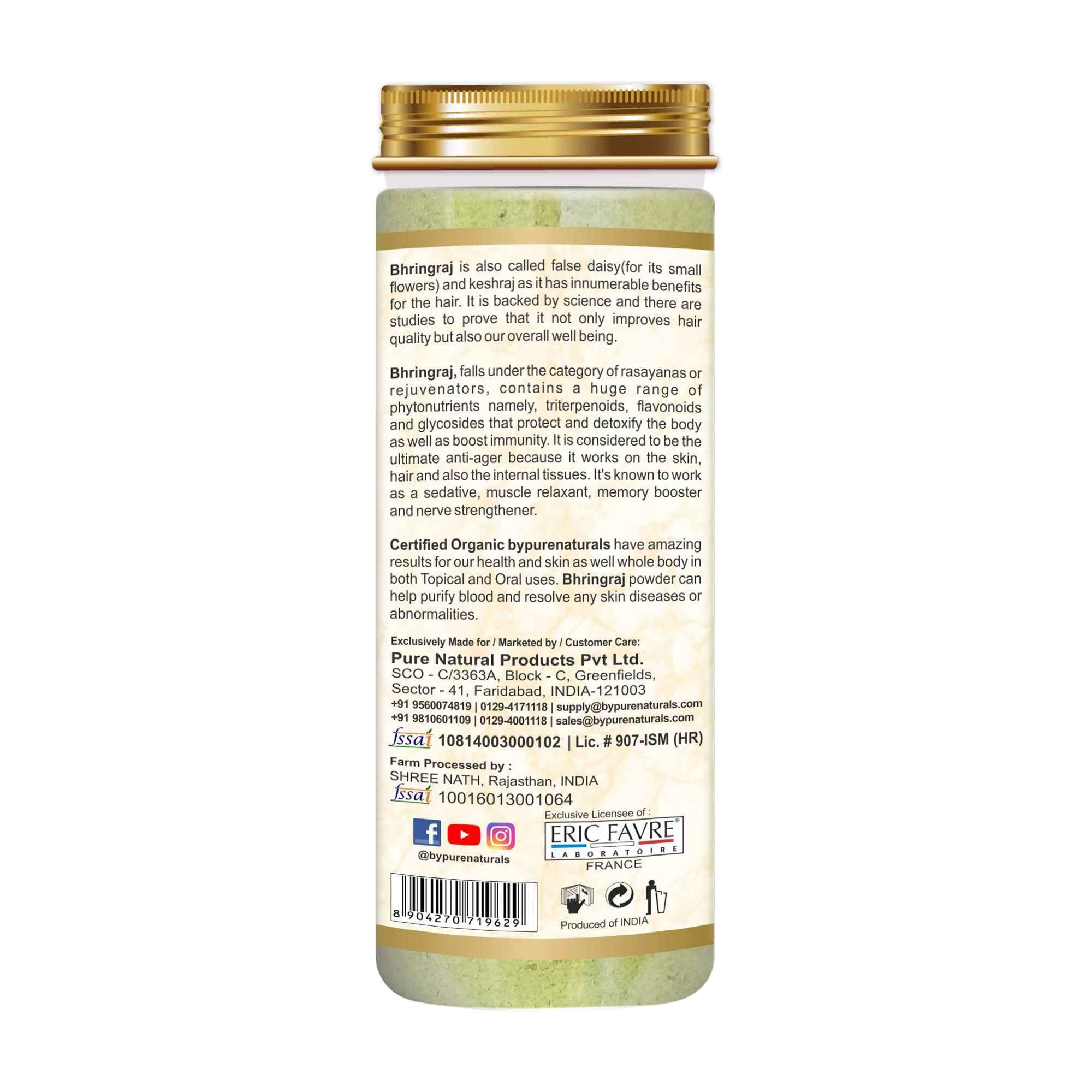 byPureNaturals Organic Bhringraj Powder | Grocsy
