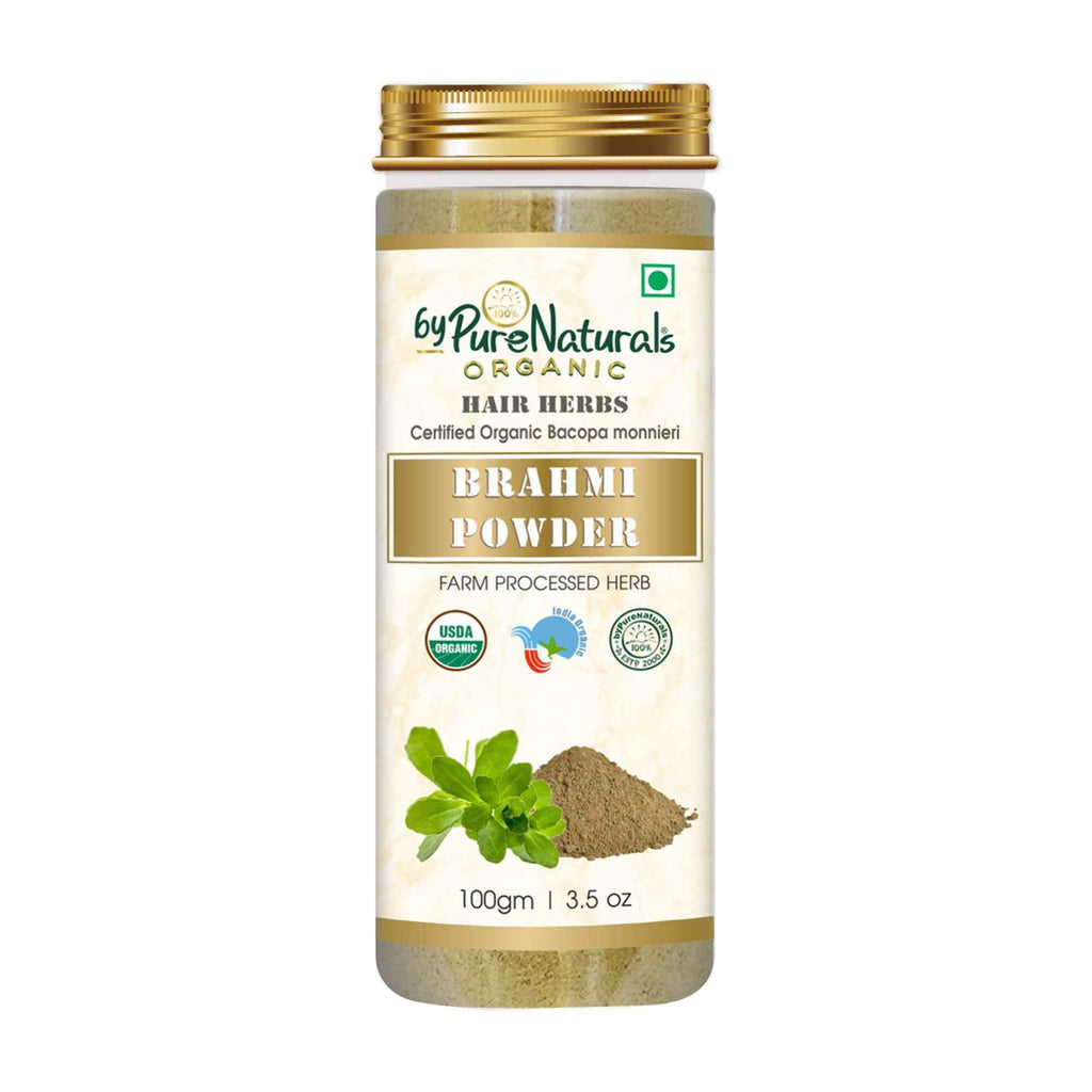 byPureNaturals Organic Brahmi Powder | Grocsy