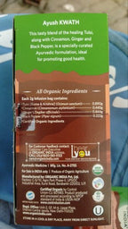 Organic India Ayush Kwath - 25 Tea Bags | Grocsy