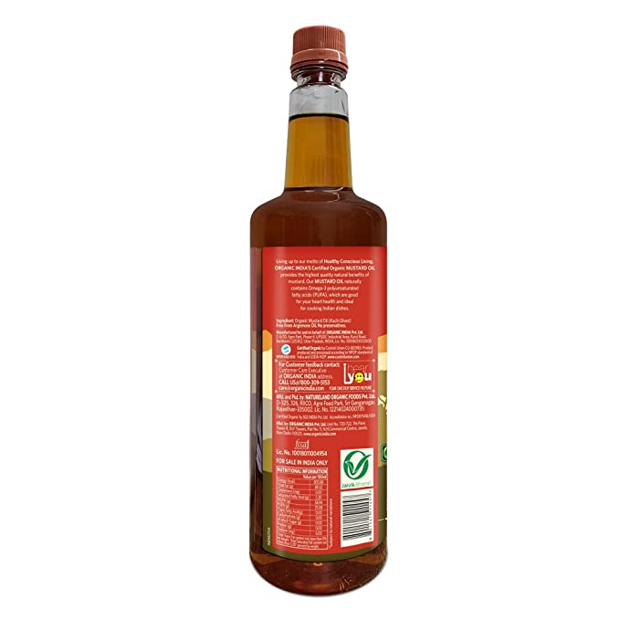 Organic India Mustard Oil | Grocsy