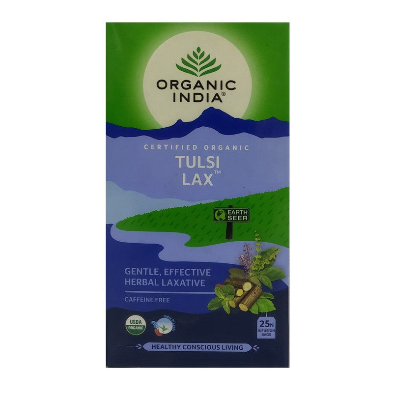 Organic India Tulsi Lax 25 Tea Bags | Grocsy