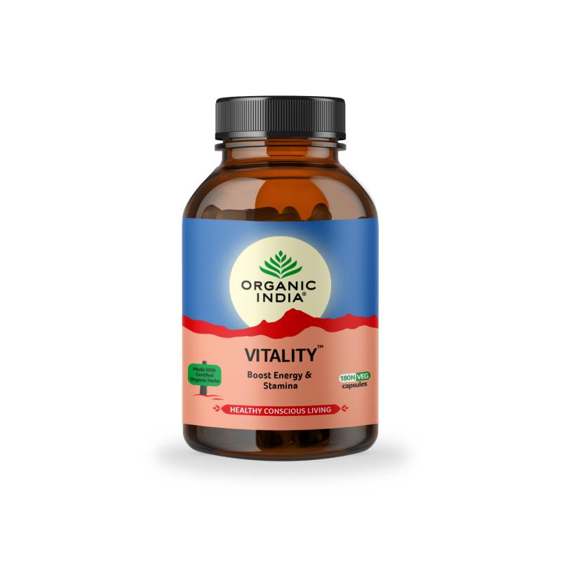 Organic India Vitality Capsules | Grocsy