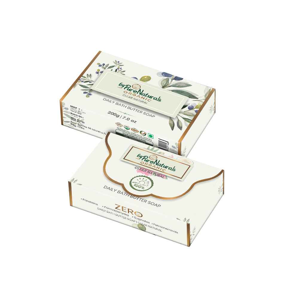 byPureNaturals Organic Shea Butter Clear Natural Soap | Grocsy