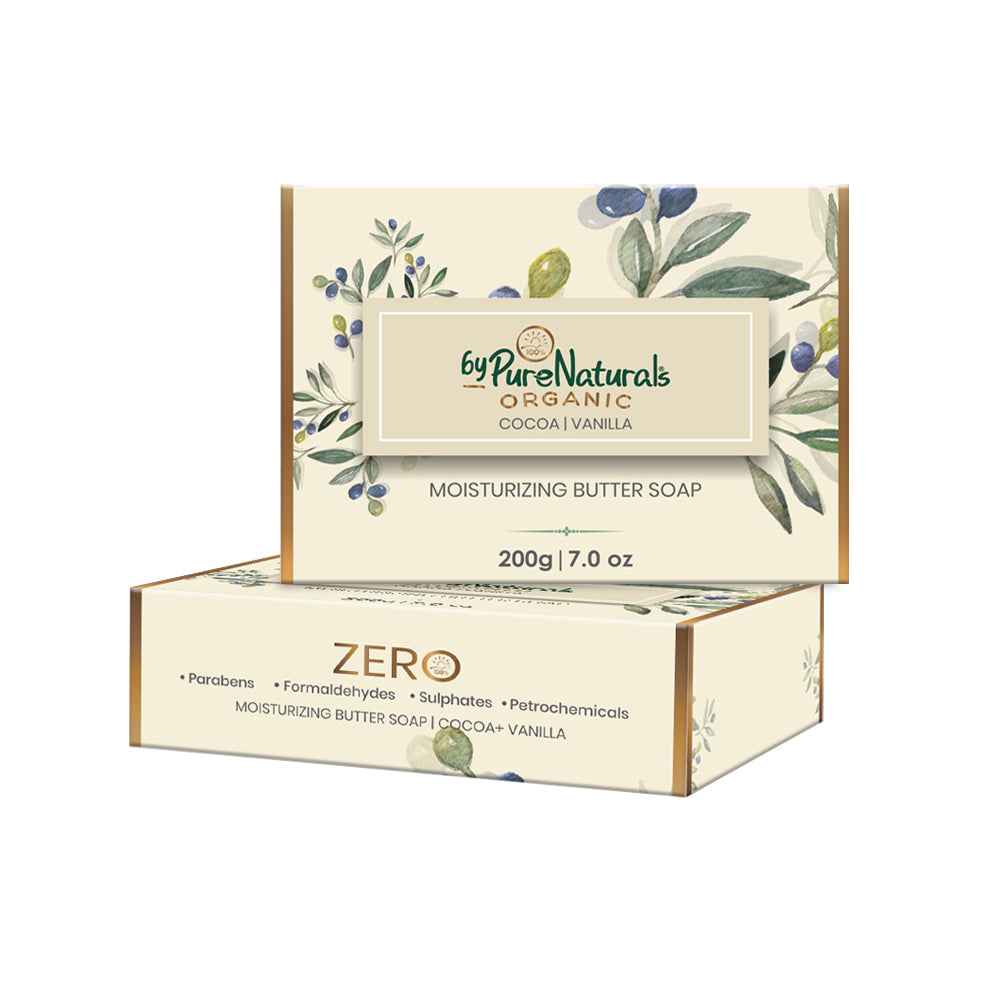byPureNaturals Organic Shea Butter Cocoa Vanilla Butter Soap | Grocsy