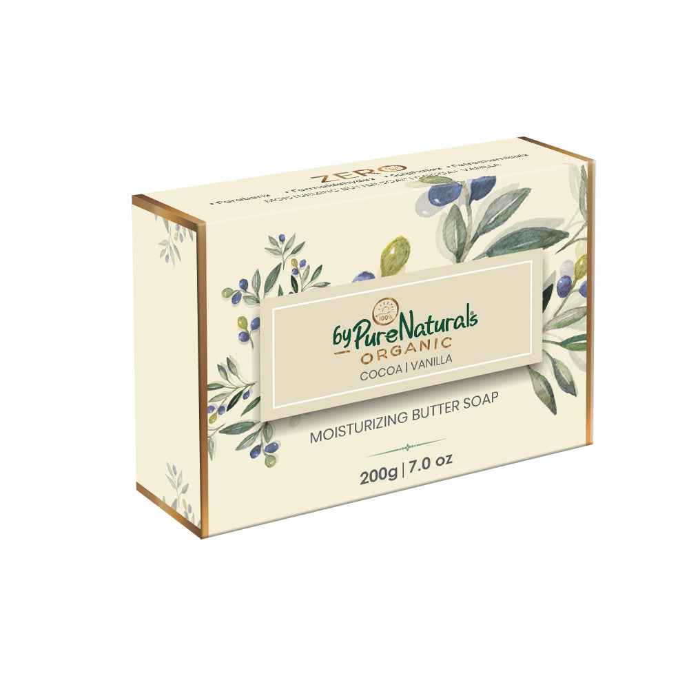 byPureNaturals Organic Shea Butter Cocoa Vanilla Butter Soap | Grocsy