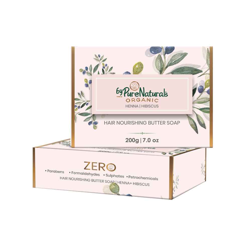 byPureNaturals Organic Shea Butter Henna & Hibiscus Soap | Grocsy