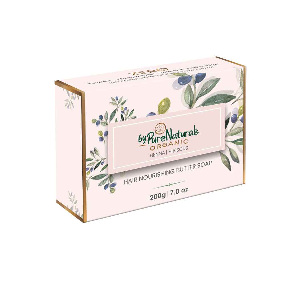byPureNaturals Organic Shea Butter Henna & Hibiscus Soap | Grocsy