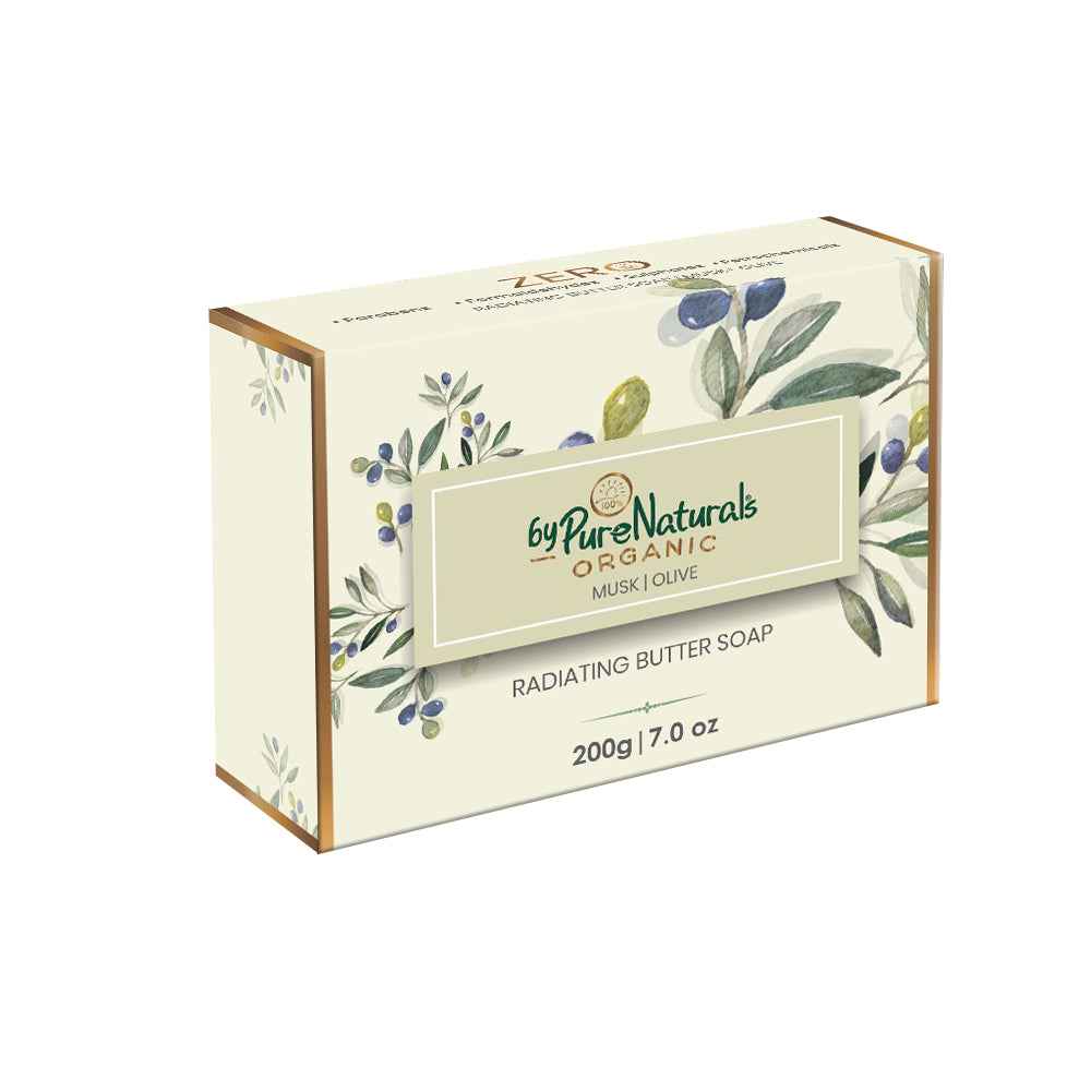 byPureNaturals Organic Shea Butter Musk Olive Soap | Grocsy