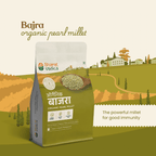 Bharat Vedica Organic Pearl Millet - Organic Bajra | Grocsy