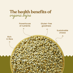 Bharat Vedica Organic Pearl Millet - Organic Bajra | Grocsy