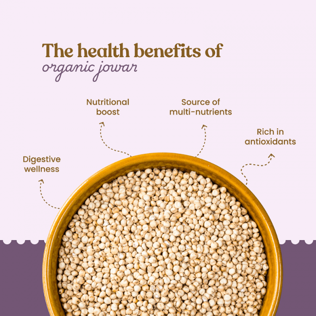 Bharat Vedica Organic Sorghum Millet - Organic Jowar | Grocsy