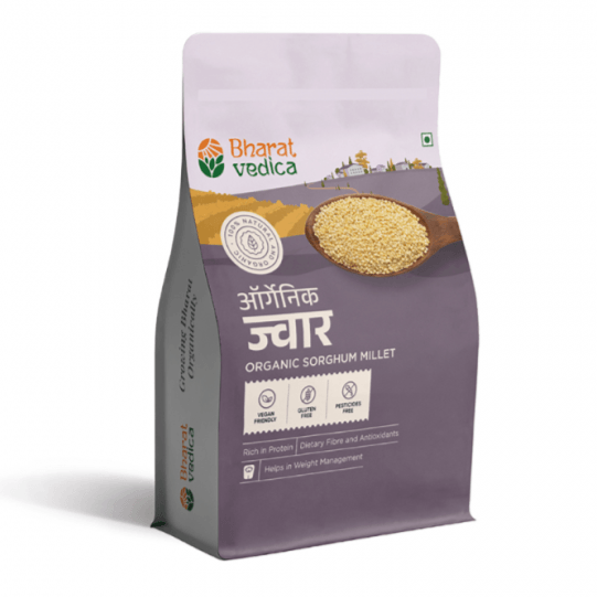 Bharat Vedica Organic Sorghum Millet - Organic Jowar | Grocsy