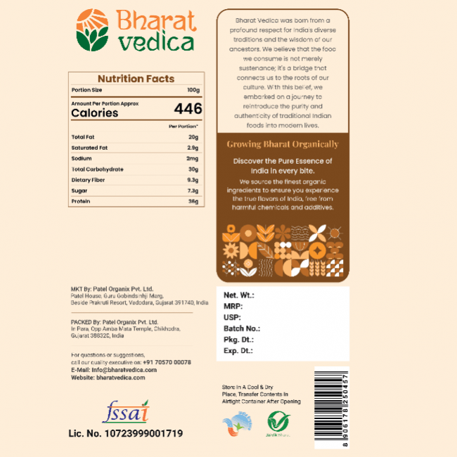 Bharat Vedica Organic Soyabean | Grocsy