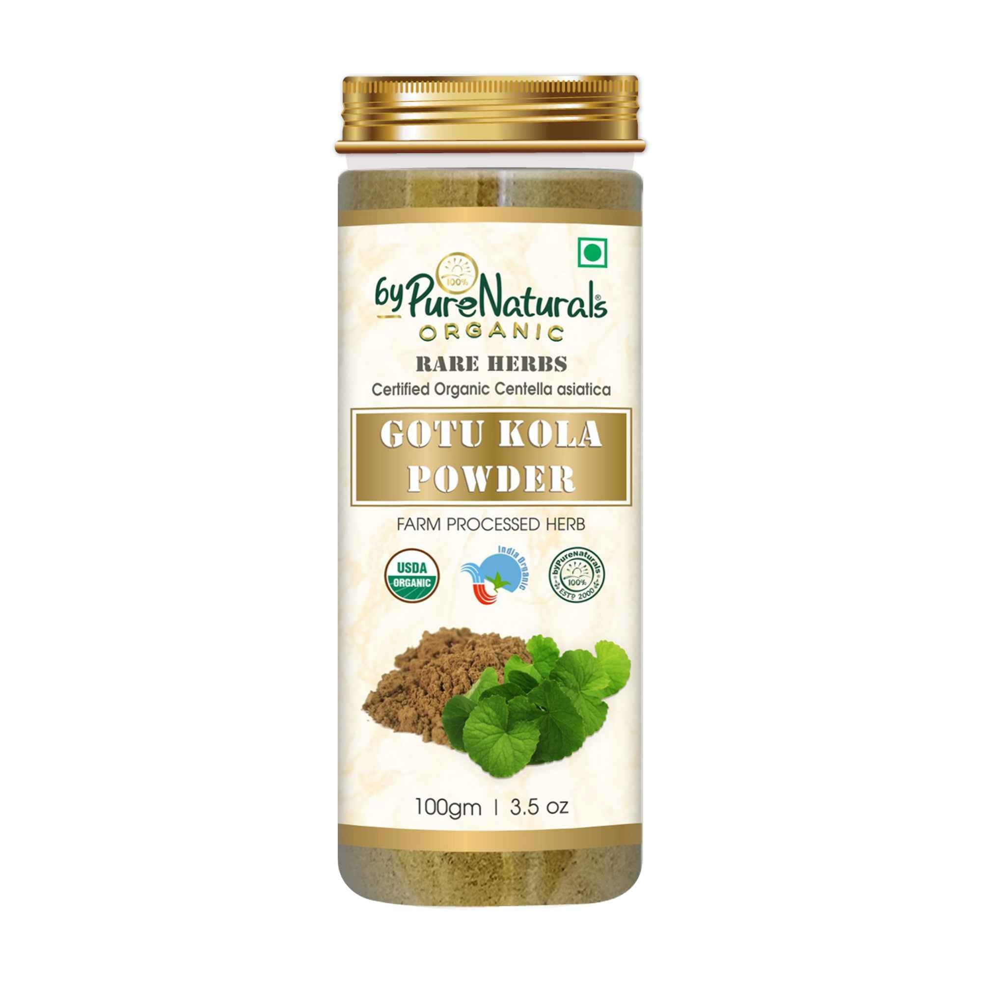 byPureNaturals Organic Gotu Kola Powder | Grocsy
