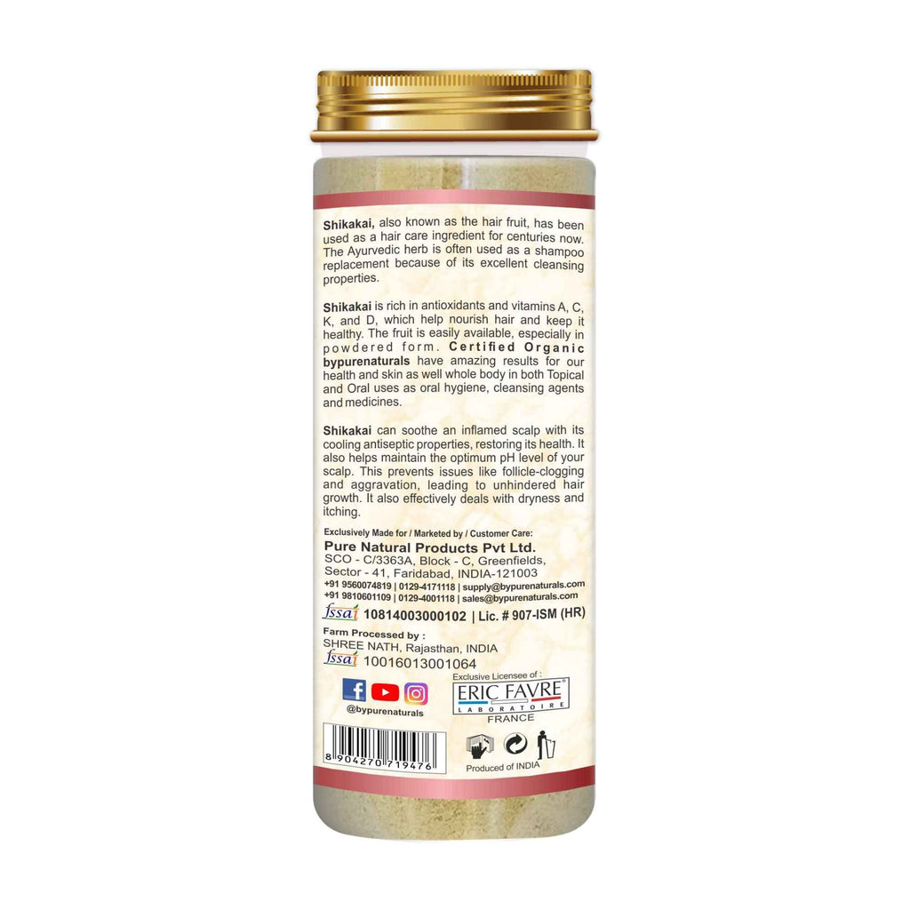 byPureNaturals Organic Red Shikakai Powder | Grocsy