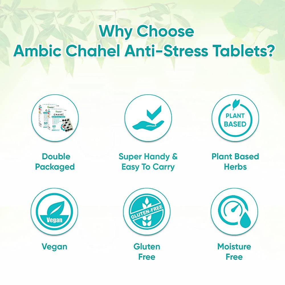 Ambic Chahel Anti-Stress Tablets | Grocsy