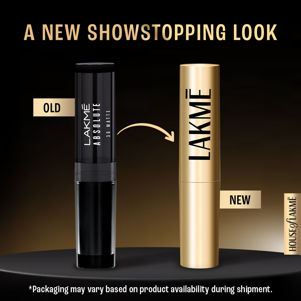 Lakme Unreal 3D Slim Bullet Lipstick, For Glamorous Lips With Added Dimension, Matte, Wine Flair | Grocsy