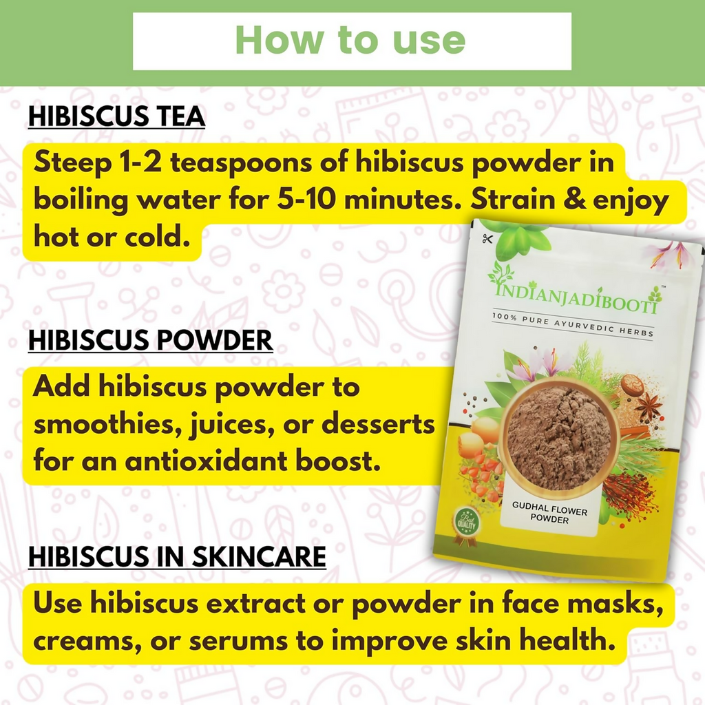 IndianJadiBooti Gudhal Phool Powder | Grocsy