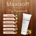Maxisoft Face Scrub Tan Removal Exfoliating Scrub | Grocsy
