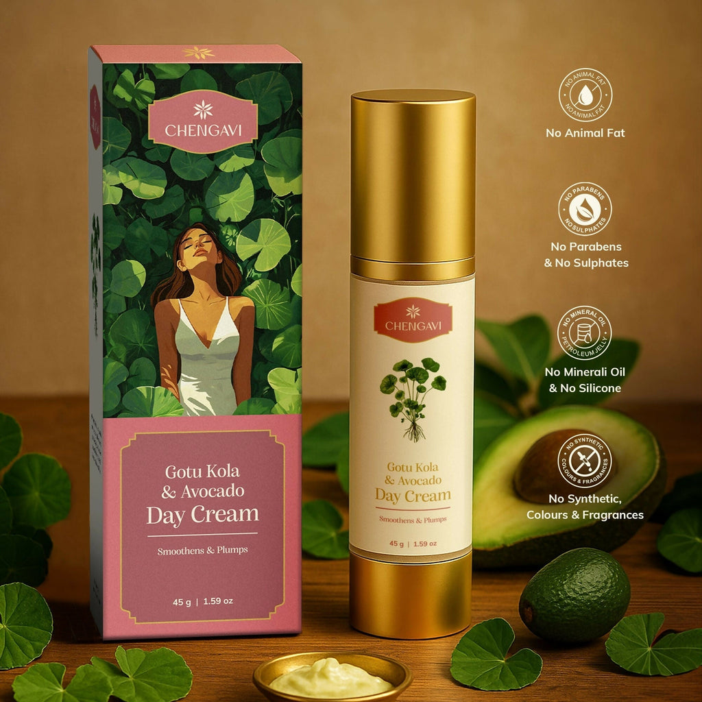 Chengavi Gotu kola & Avocado Day Cream | Grocsy