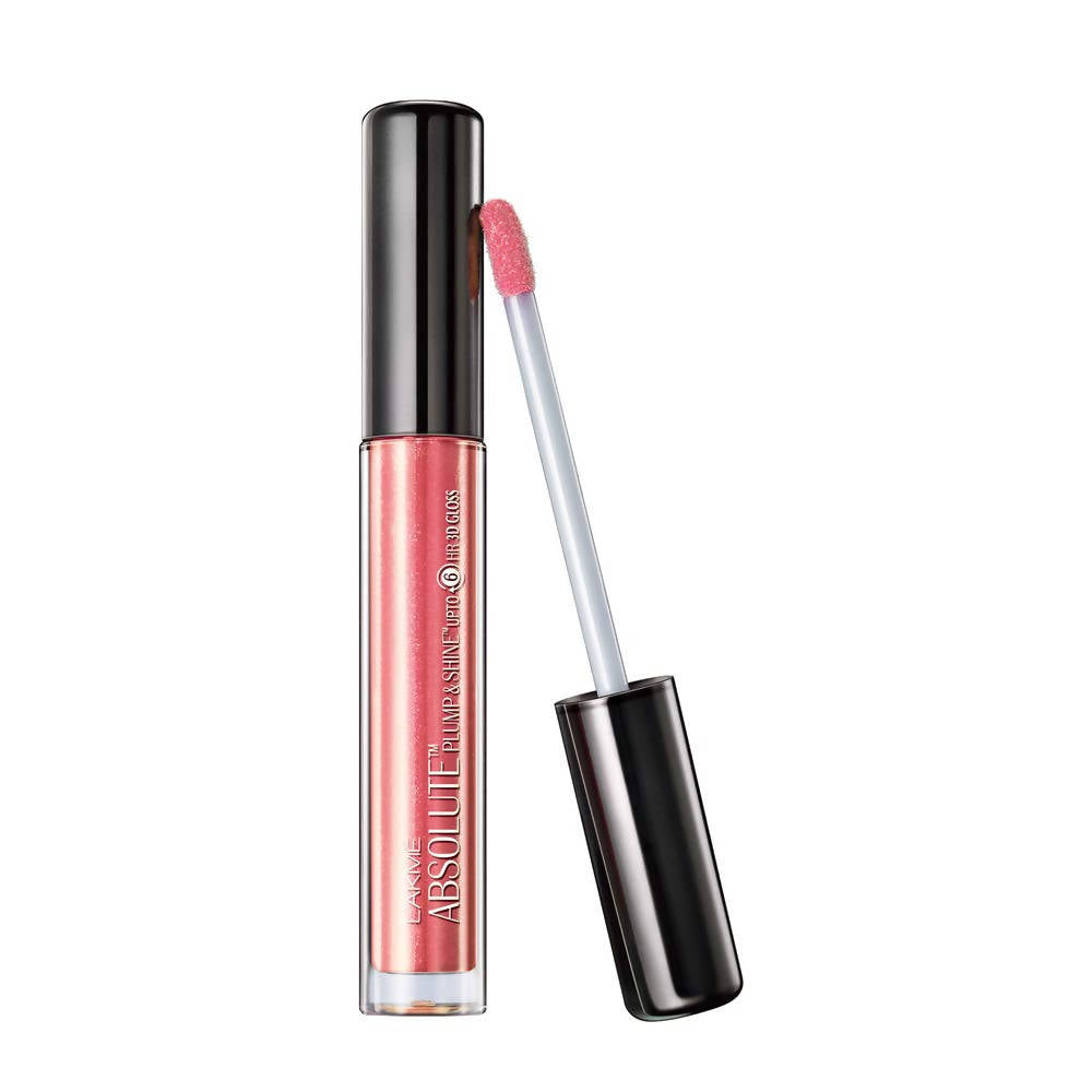 Lakme Absolute Plump & Shine Lip Gloss - Rose Shine | Grocsy