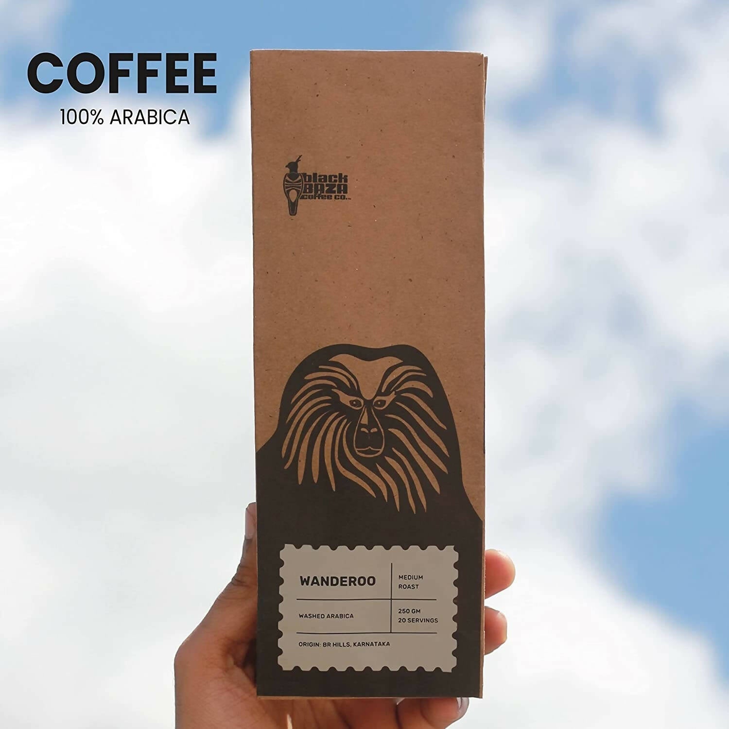 Black Baza Coffee Wanderoo | Grocsy