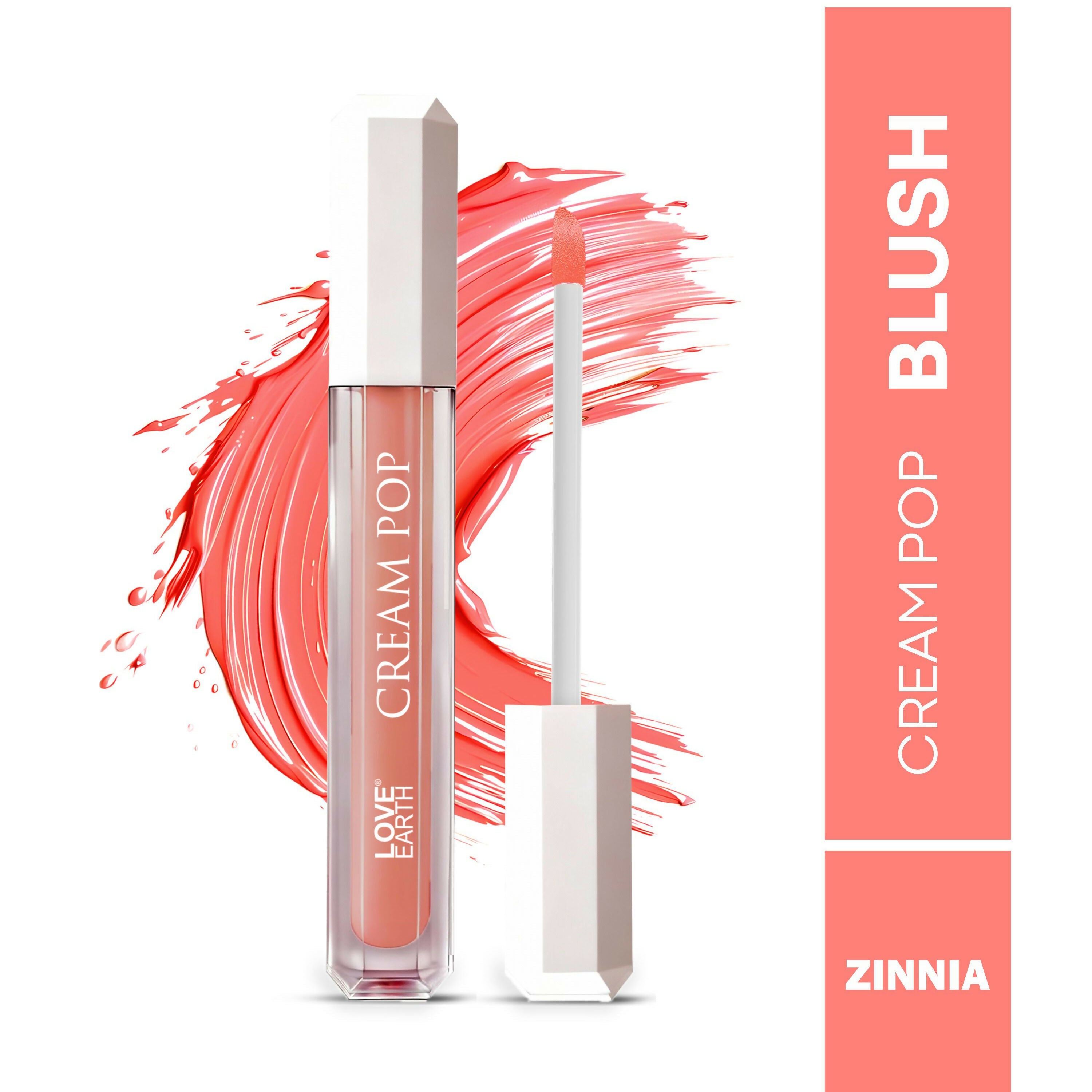 Love Earth Cream Pop Blush - Zinnia | Grocsy