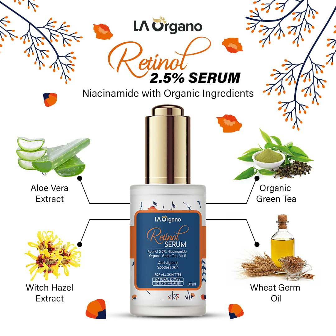 LA Organo 2.5% Retinol Face Serum | Grocsy