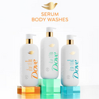 Dove Glow Recharge Exfoliating & Acne Clear Serum Body Wash Combo | Grocsy