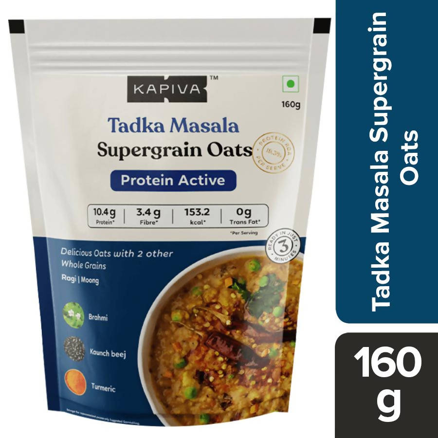 Kapiva Ayurveda Tadka Masala Supergrain Oats | Grocsy