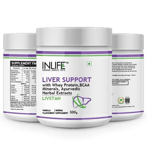 Inlife Liver Support Protein Powder Vanilla Flavour | Grocsy