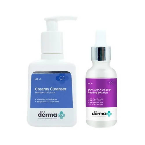 The Derma Co AHA-BHA Glow Combo | Grocsy