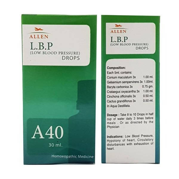 Allen Homeopathy A40 L.B.P Drops | Grocsy